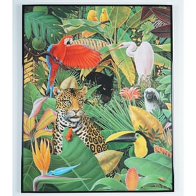 Charles Lynn Bragg Jungle Story Print