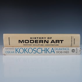 2pc Collection on Modern Art, and Kokoschka Drawing Books