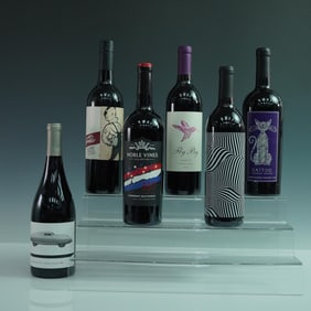 6pc California Red Wine Assortment Featuring Noble Vines & Cattoo