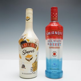 2pc Baileys Smores and Smirnoff Red White Berry Spirits