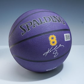 Kobe Bryant Purple Spalding Basketball, No. 8 Tribute Design