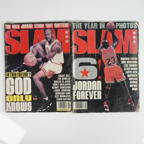 2pc SLAM Magazine Michael Jordan Issues, August and September 1998