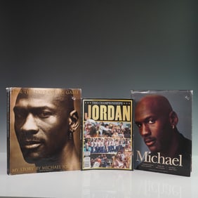 3pc Michael Jordan Hardcover and Magazine Book Set