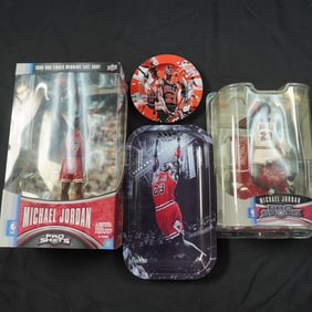 4pc Michael Jordan Figurines and Collectibles