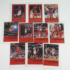 10pc Michael Jordan Upper Deck Journals Card Lot