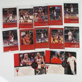12pc Michael Jordan Upper Deck Commemorative Card Set
