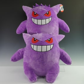 Pair of Pokemon Gengar Plushies