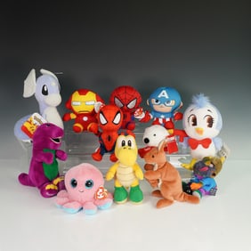 24pc Assorted Plush Toy Collection