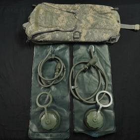 3pc Military CamelBak Hydration Pack with 2 Bladders