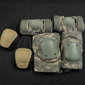 6pc Tactical Protective Pad Set, Elbow & Knee Pads with Inserts