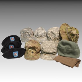 13pc US Army Tactical Hats and Cold Weather Gear