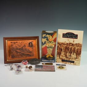15pc American Military Memorabilia Collection