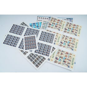 8pc Collector USPS Stamp Sheets, Hollywood, Olympics & More