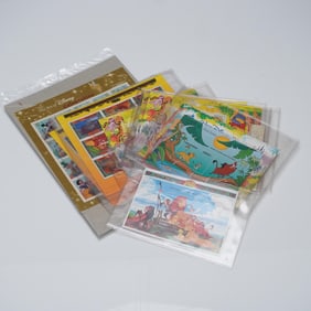 15pc Disney Commemorative Stamp Collection with COAs