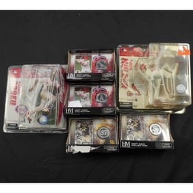 6pc MLB Collectible Set, Action Figures & Mint Coins