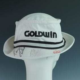 1997 Tradition Senior Golf Hat Signed by Gilbert, Archer & Geiberger