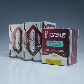 3pc Panini FIFA World Cup Qatar 2022 Sticker & Card Boxes