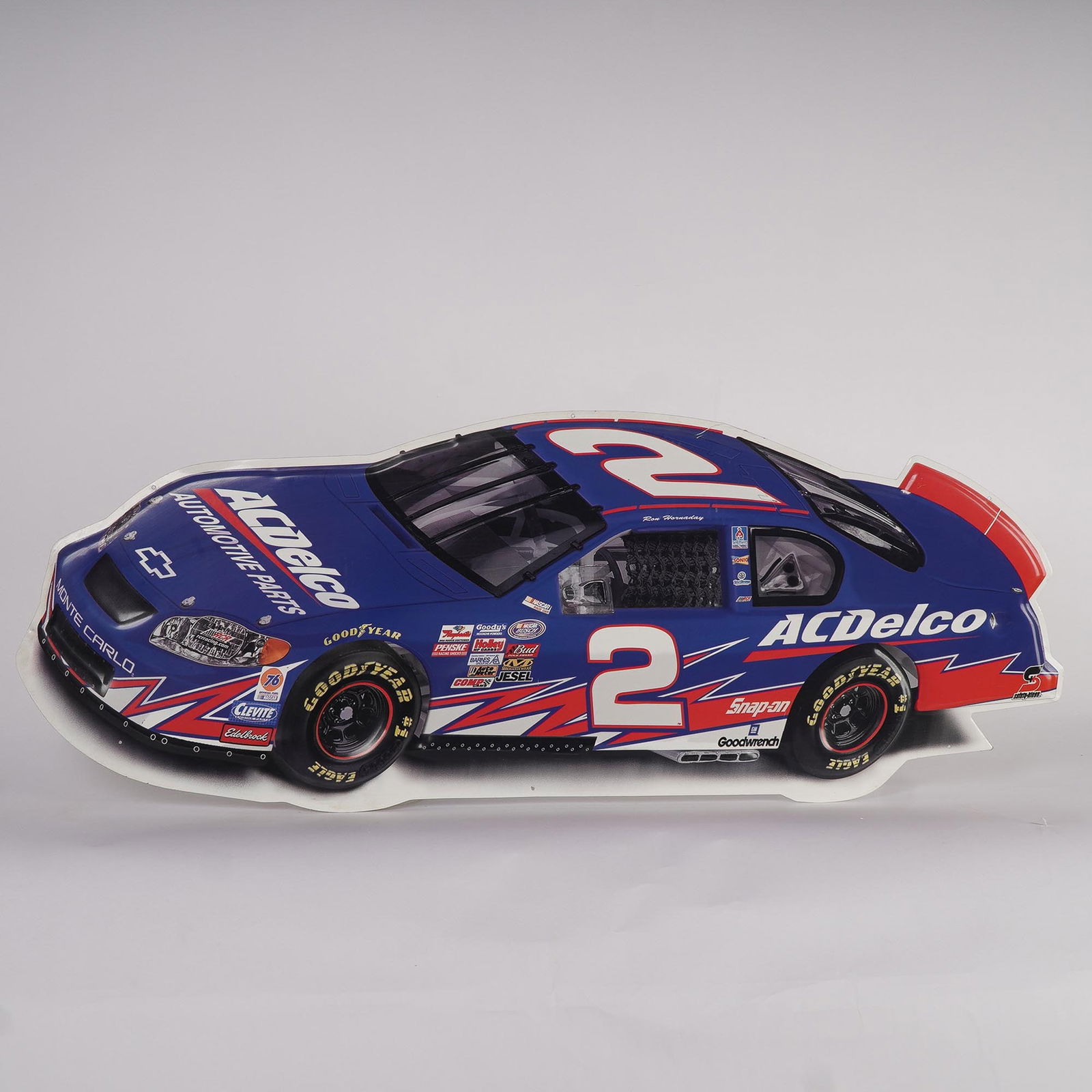 AC Delco Automotive Parts Die-Cut Advertising Sign (1 of 3)