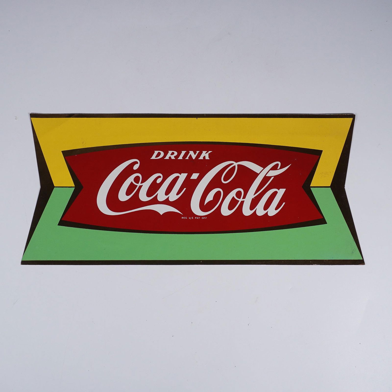 Coca-Cola LustreCal Decal Sign, American Decalcomania Co. (1 of 3)