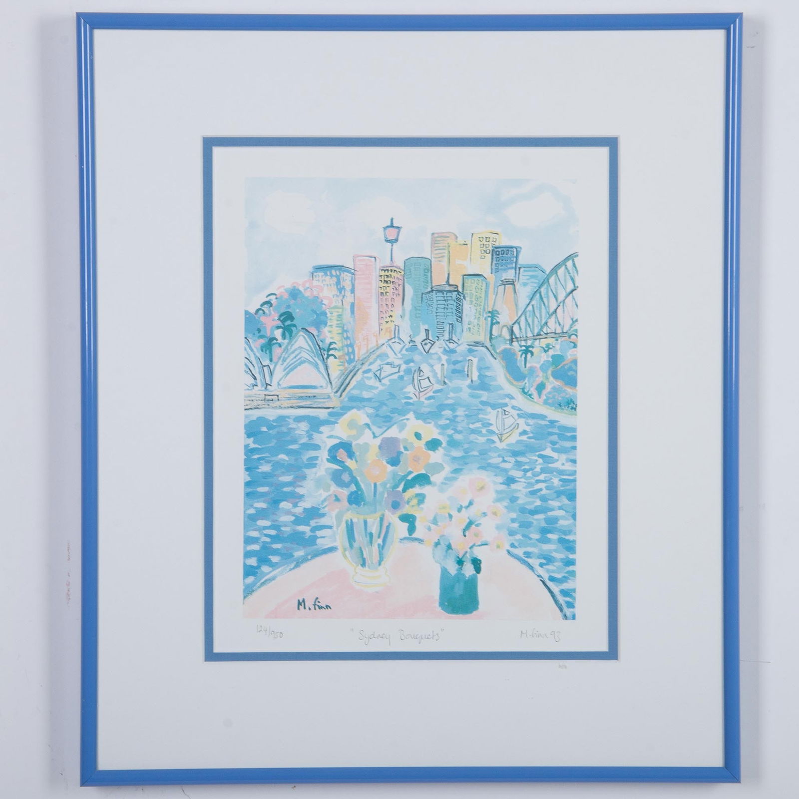 Limited Edition Color Print on Paper, Sydney Harbor, Signed (1 of 6)