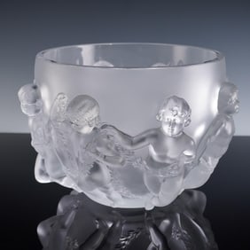 Lalique Crystal Vase, Luxemburg