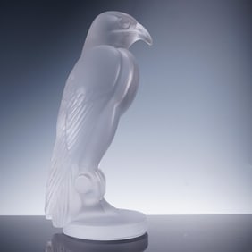 Sevres Crystal Figurine, Falcon