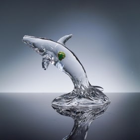 Waterford Crystal Whale Figurine