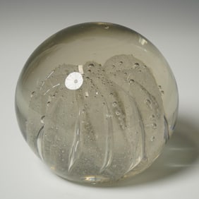 Kaiser Krystal Art Glass Sphere with Controlled Bubbles?