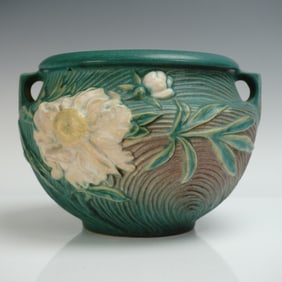 Roseville Pottery Peony Jardiniere