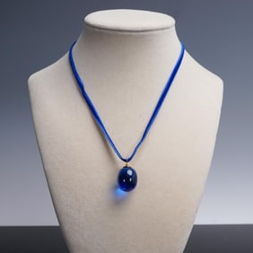 Baccarat Crystal Tentation Sapphire Choker Necklace