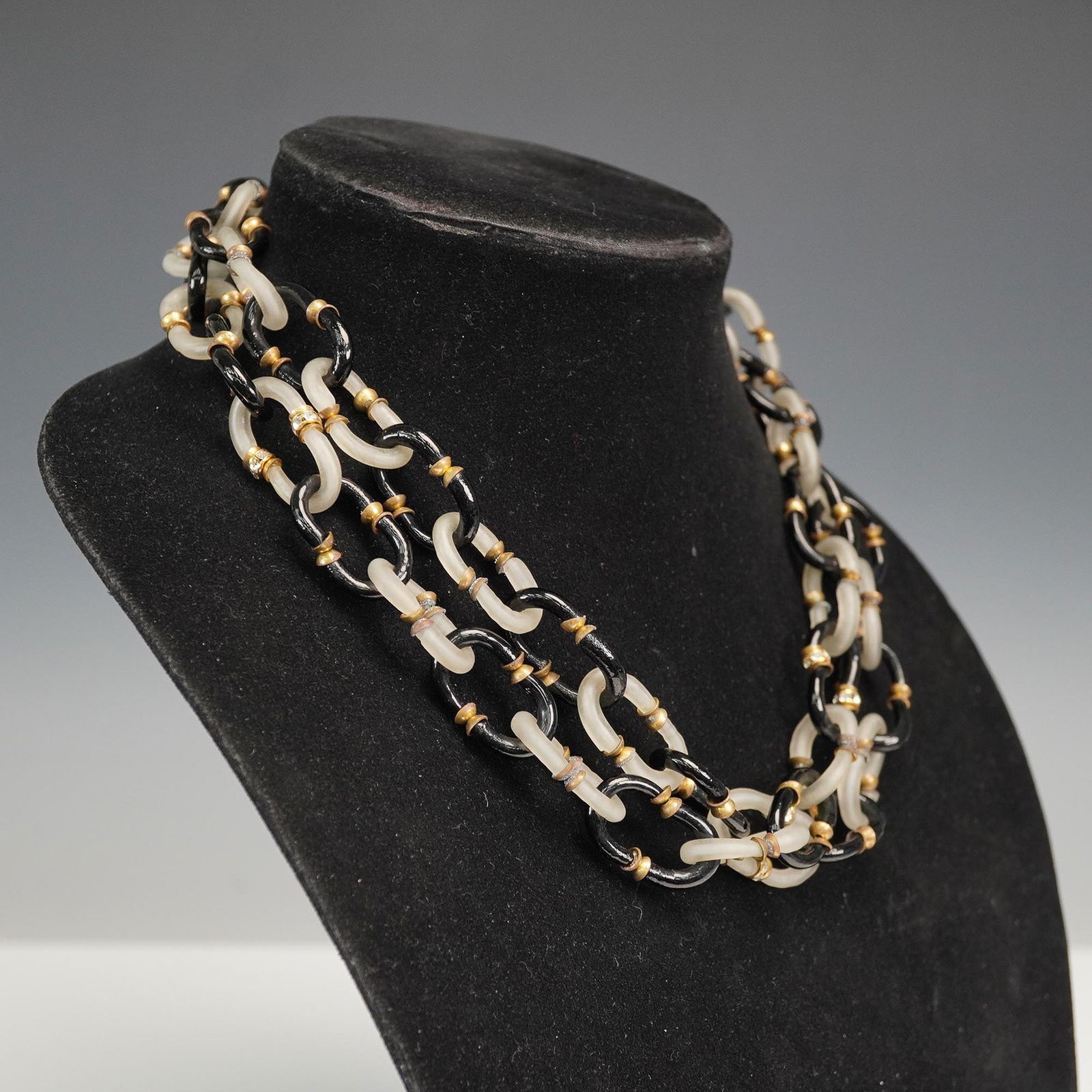 Archimede Seguso for Chanel Glass Link Necklace, 1950s (1 of 3)