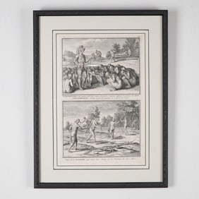 Bernard Picart, Engraving on Paper from History of The Conquest of Florida