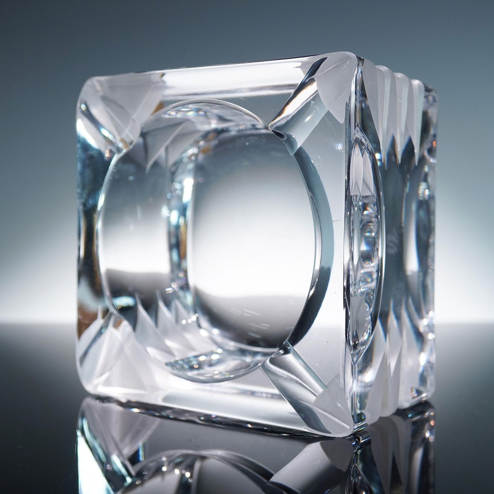 Sevres Crystal Art Deco Style Cigar Ashtray (1 of 6)