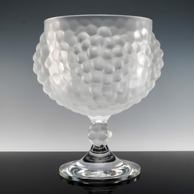 Lalique Crystal Punch Bowl, Antilles