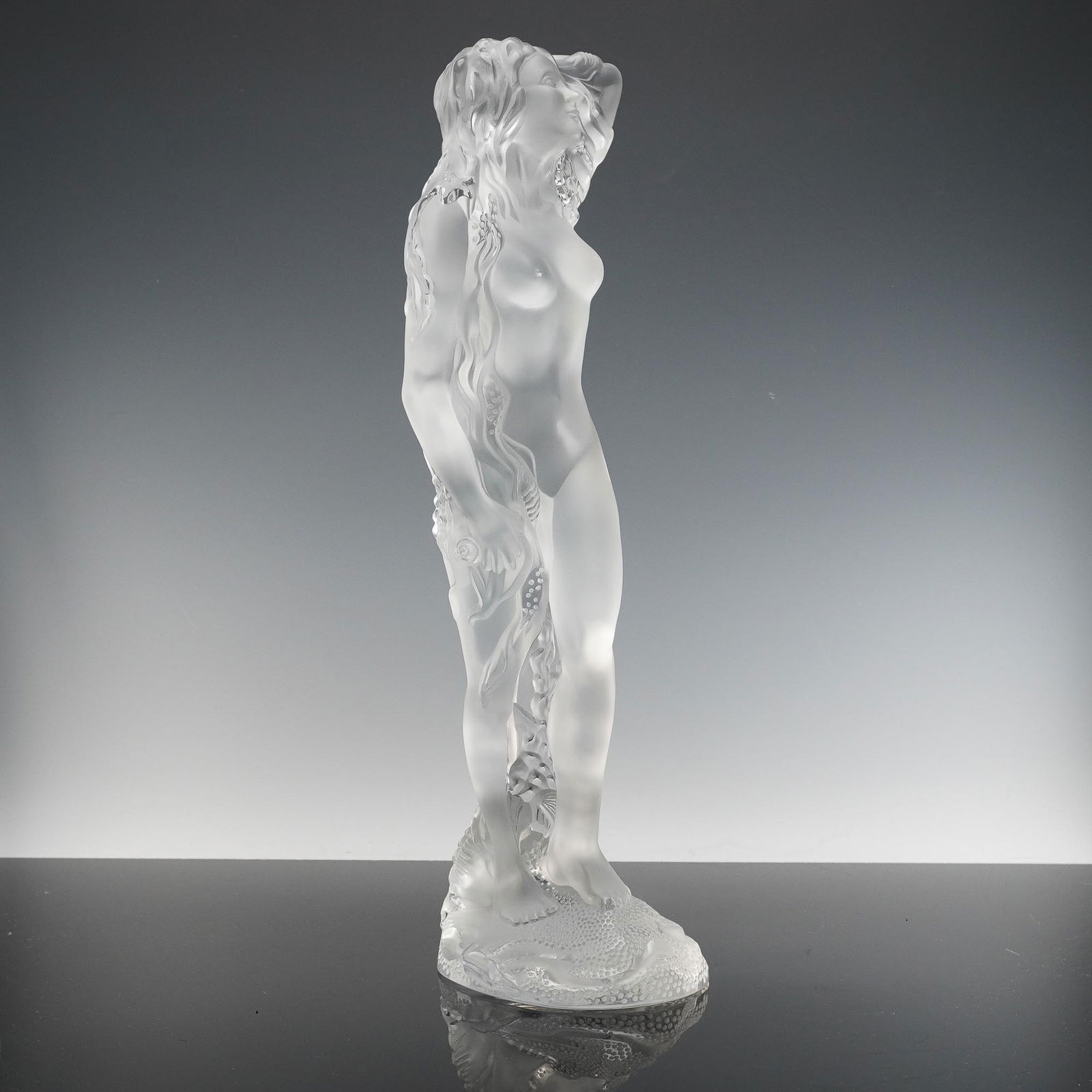 Lalique Crystal Statue, Oeanide (1 of 9)