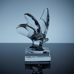 Baccarat Crystal Figurine, Clear Butterfly