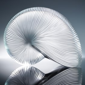 Baccarat Crystal Figurine, Nautilus