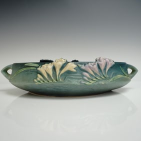 Roseville Pottery Centerpiece Bowl, Freesia