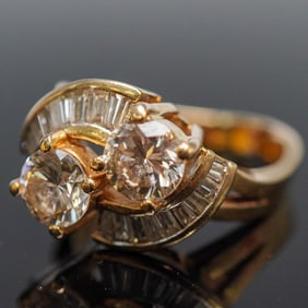 1.75CT 14K Gold Diamond Ring