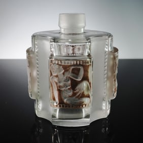 Lalique Crystal Perfume Bottle, Helene