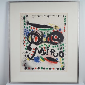 Joan Miro, Joan Miro Graphics, Philadelphia Museum of Art Exhibition Poster