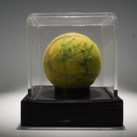 Chris Everet Game Played Signed Tennis Ball