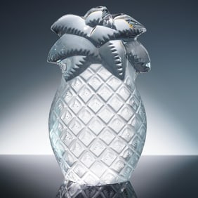 Baccarat Crystal Figurine, Pineapple