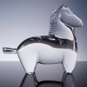 Baccarat Crystal Figurine, Trojan Horse