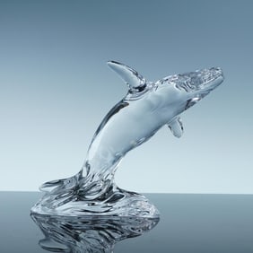Waterford Crystal Figurine, Whale