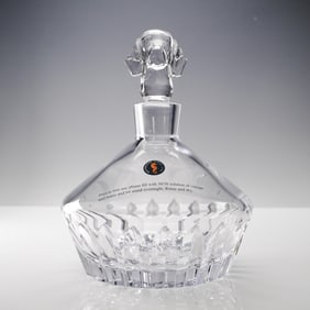 Waterford Crystal Irish Dog Madra Decanter Beagle