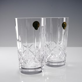 2pc Waterford Crystal Highball Glasses with Box