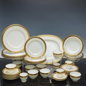 47pc Minton Bone China Dinnerware Set, Buckingham