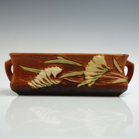 Roseville Pottery Planter, Freesia