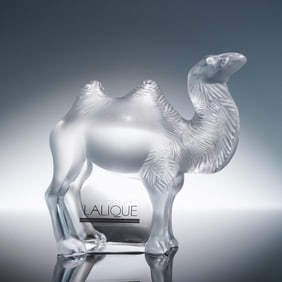 Lalique Crystal Figurine, Camel